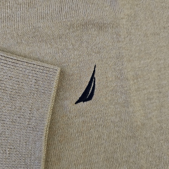 Nautica Men’s Navtech V-Neck Sweater, Tan, 6XL - Picture 4 of 8